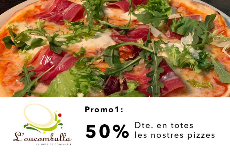 Pizzas Loucomballa al 50%